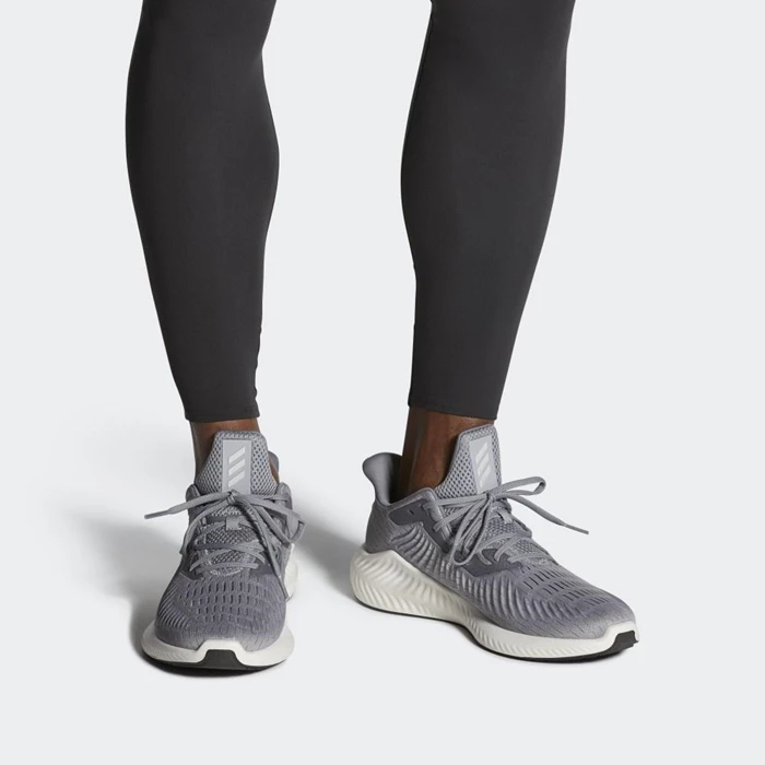 Zapatillas Running Adidas Alphabounce+ Hombre Gris | 53UJDASY