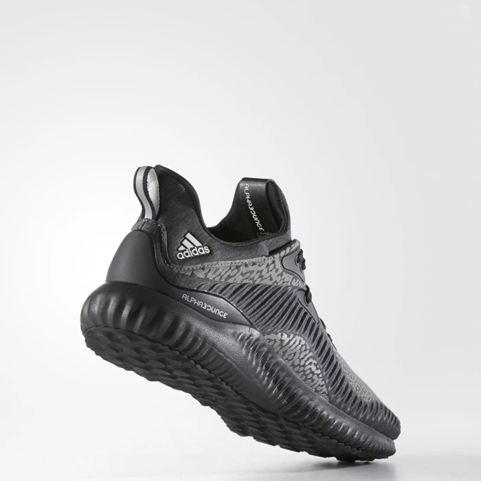 Zapatillas Running Adidas Alphabounce Reflective HPC AMS Hombre Negras | 75EGTDYS