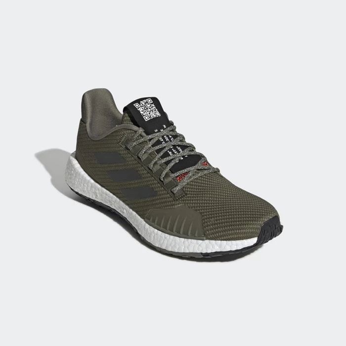 Zapatillas Running Adidas Pulseboost HD Winter Hombre Verde | 45OVQXCB