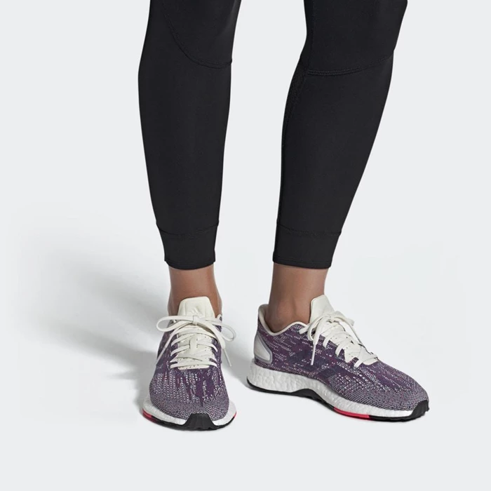 Zapatillas Running Adidas Pureboost DPR Mujer Blancas | 14OXDURV