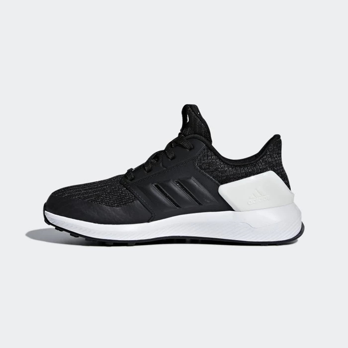 Zapatillas Running Adidas RapidaRun Knit Niños Negras | 97GPZDTO