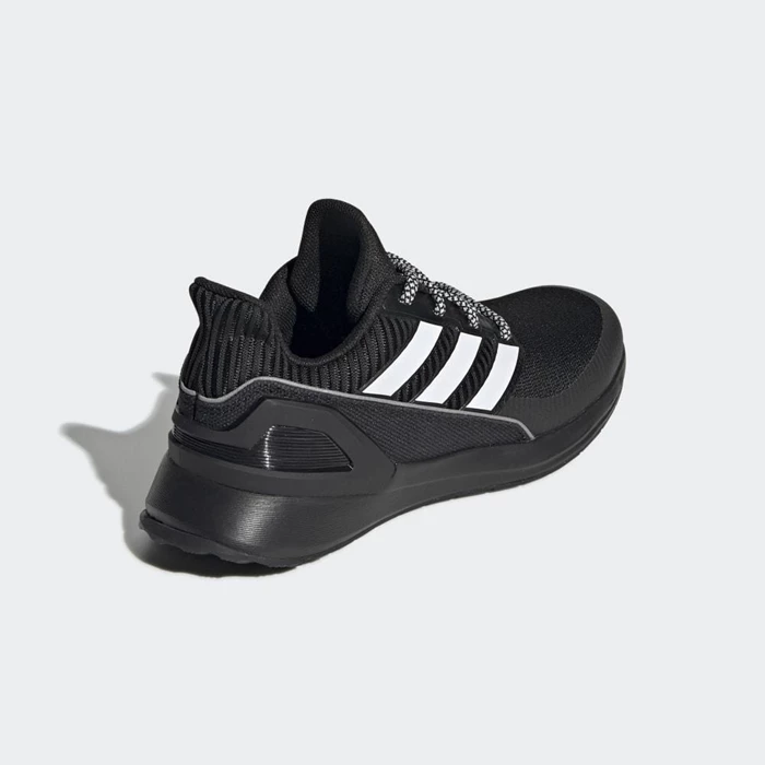 Zapatillas Running Adidas RapidaRun Niños Negras | 60CMULJB