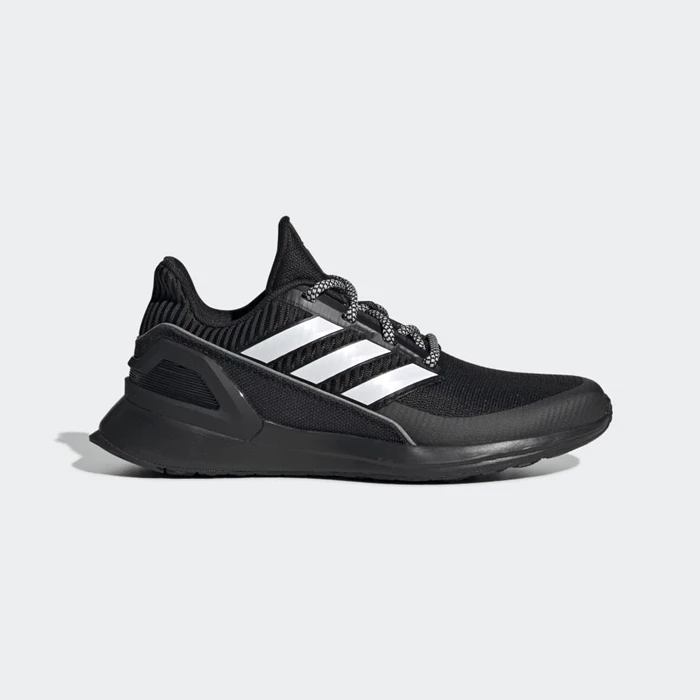 Zapatillas Running Adidas RapidaRun Niños Negras | 75HIDPSJ