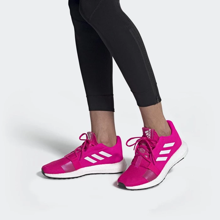 Zapatillas Running Adidas Senseboost GO Mujer Rosas | 03JUYEPI