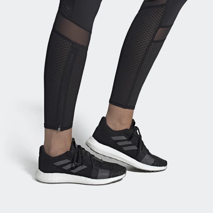 Zapatillas Running Adidas Senseboost GO Mujer Negras | 05RQNZIP