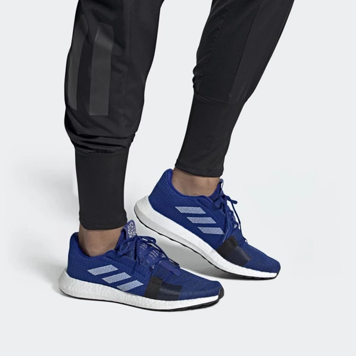 Zapatillas Running Adidas Senseboost GO Hombre Azules | 10IBQMKC