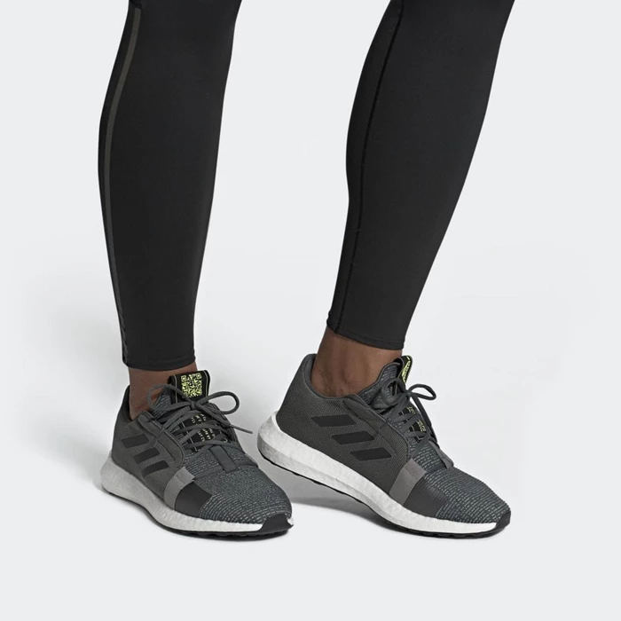 Zapatillas Running Adidas Senseboost GO Mujer Gris | 32XFGHAO