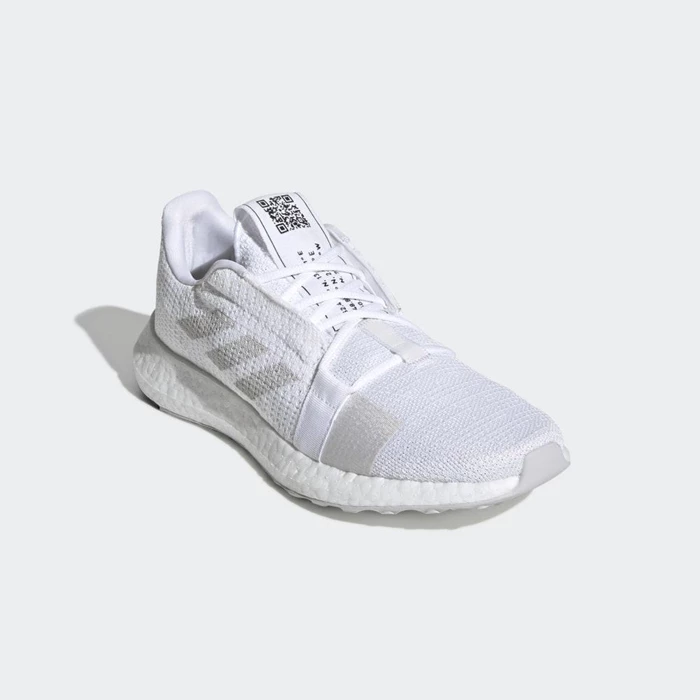 Zapatillas Running Adidas Senseboost GO Hombre Blancas | 61YRUFSM