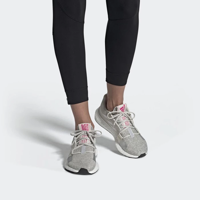 Zapatillas Running Adidas Senseboost GO Mujer Gris | 63QBRIUA