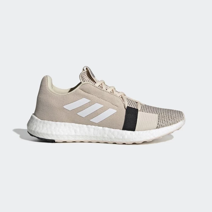 Zapatillas Running Adidas Senseboost GO Mujer Beige | 70ZHFPQX