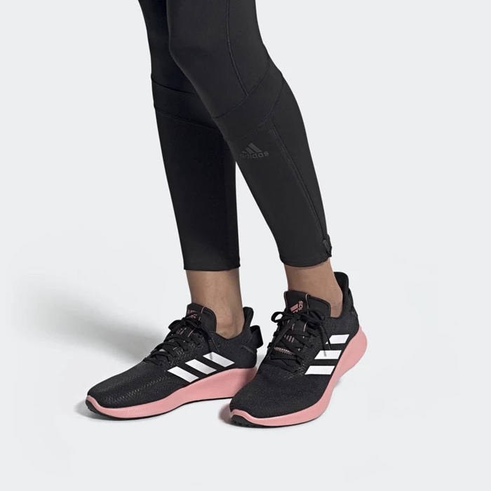 Zapatillas Running Adidas Sensebounce + Street Mujer Negras | 56FJCZEA