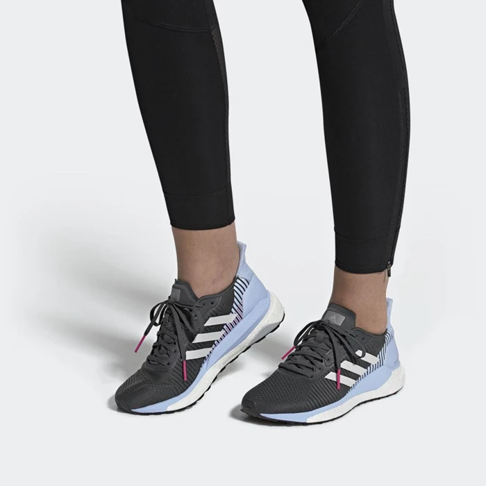 Zapatillas Running Adidas SolarGlide ST 19 Mujer Gris | 97XKVFLN