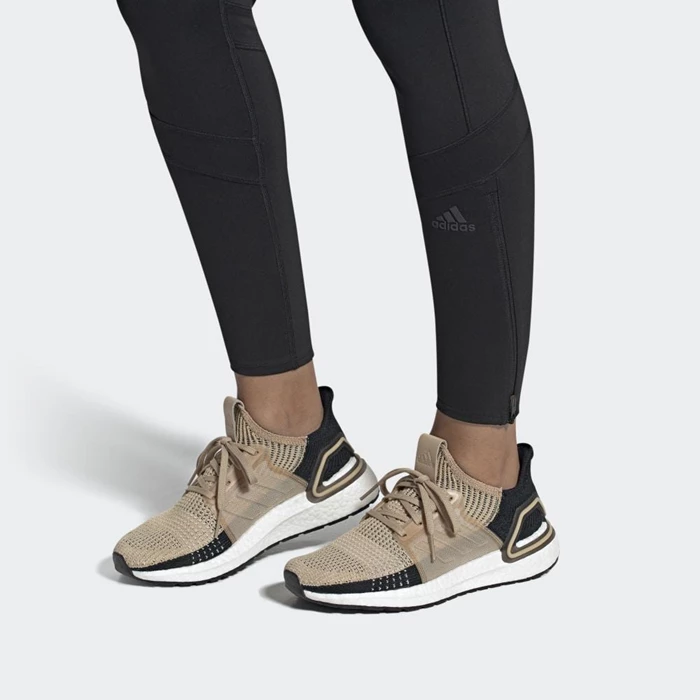 Zapatillas Running Adidas Ultraboost 19 Mujer Beige | 45PHDFNC