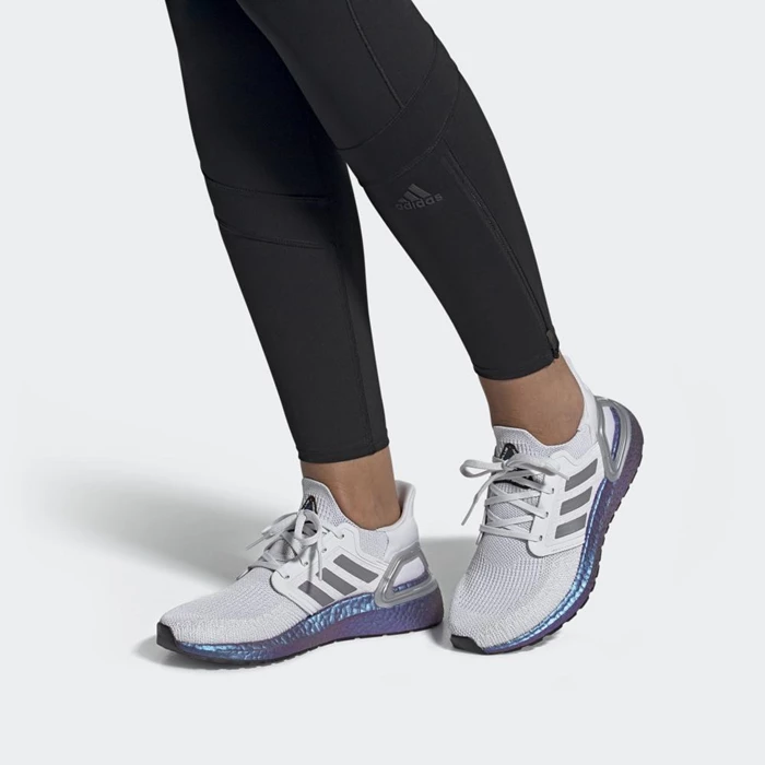 Zapatillas Running Adidas Ultraboost 20 Mujer Gris | 26WIAKSV