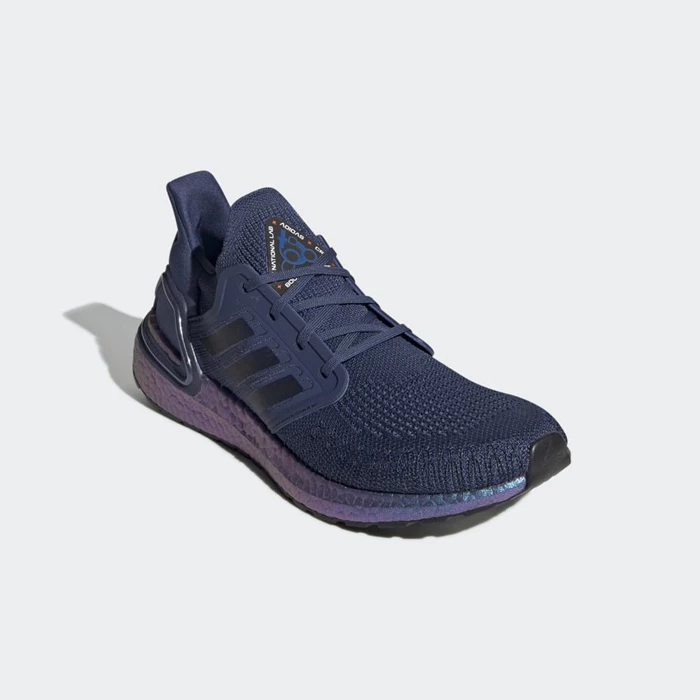 Zapatillas Running Adidas Ultraboost 20 Hombre Azules | 83SFBYAL