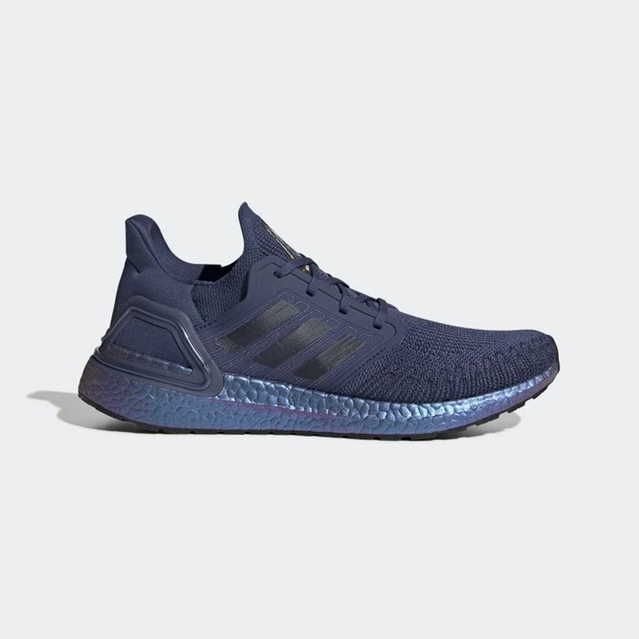 Zapatillas Running Adidas Ultraboost 20 Hombre Azules | 83SFBYAL