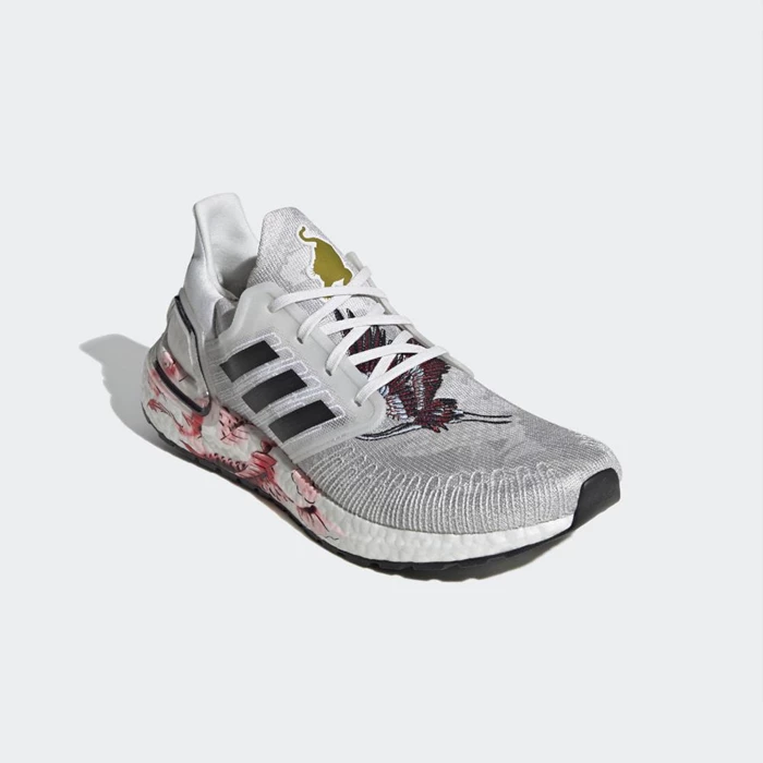 Zapatillas Running Adidas Ultraboost 20 Hombre Blancas | 87XYZSUR