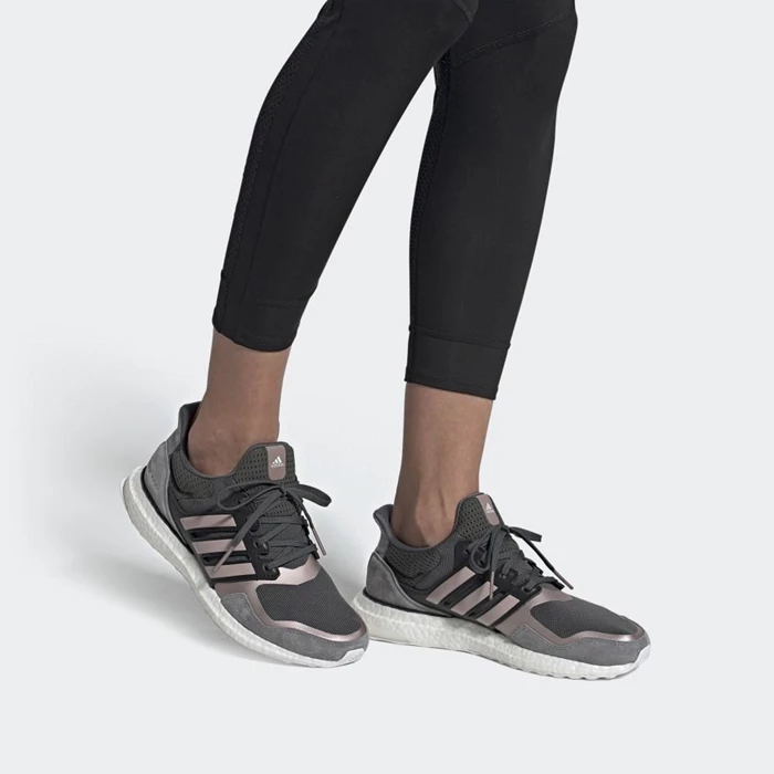 Zapatillas Running Adidas Ultraboost DNA S&L Mujer Gris | 04NBZPJQ