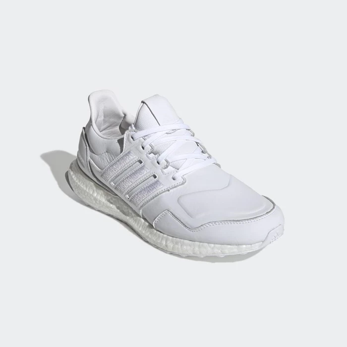 Zapatillas Running Adidas Ultraboost Leather Hombre Blancas | 35DRTBMA