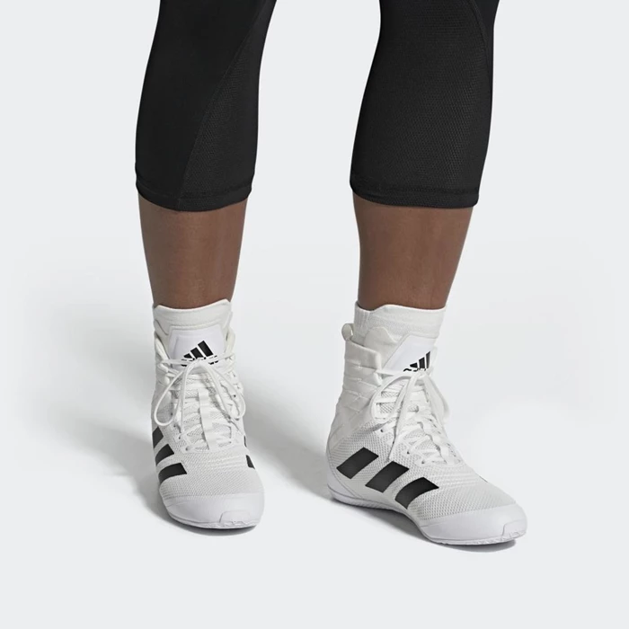 Zapatos De Boxeo Adidas Speedex 18 Hombre Blancas | 80XMZFUO