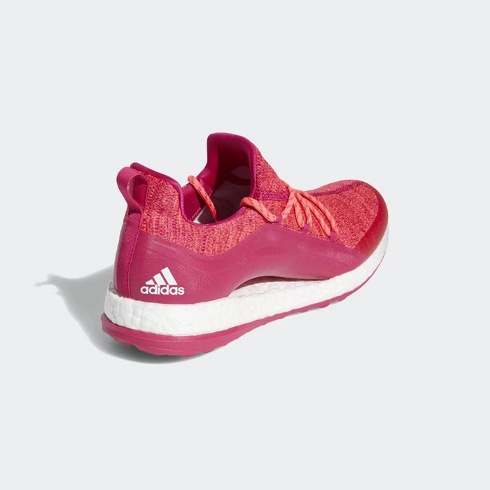 Zapatos De Golf Adidas Pureboost Mujer Rojas | 38NKPCSE