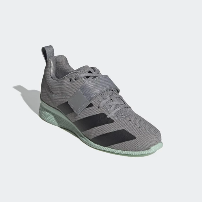 Zapatos De Levantamiento De Pesas Adidas Adipower 2 Hombre Gris | 08BYOKNI