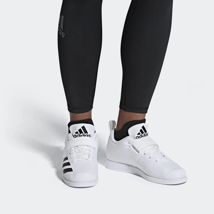 Zapatos De Levantamiento De Pesas Adidas Powerlift 4 Hombre Blancas | 17QKAPVR