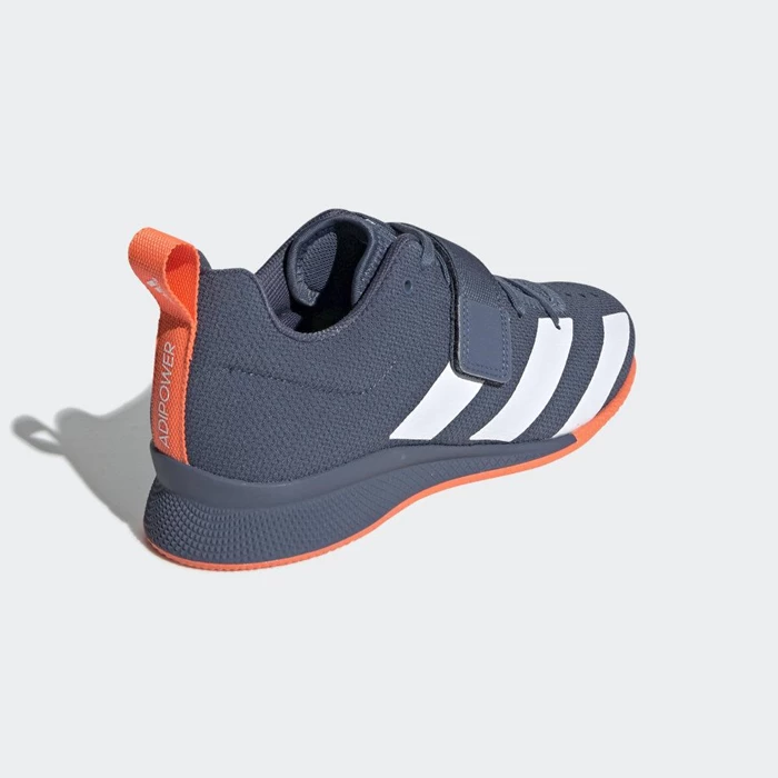 Zapatos De Levantamiento De Pesas Adidas Adipower 2 Mujer Azules | 25XMCDUT