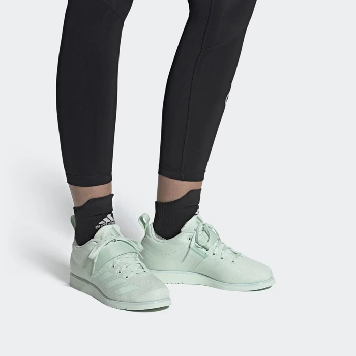 Zapatos De Levantamiento De Pesas Adidas Powerlift 4 Mujer Verde | 26NAIQMU