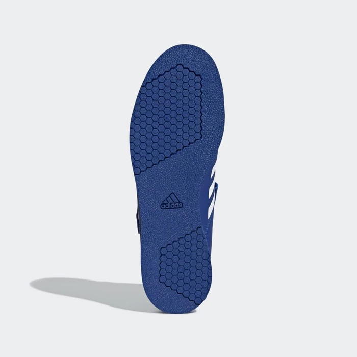 Zapatos De Levantamiento De Pesas Adidas Power Perfect 3 Hombre Azules | 40KTHJNY