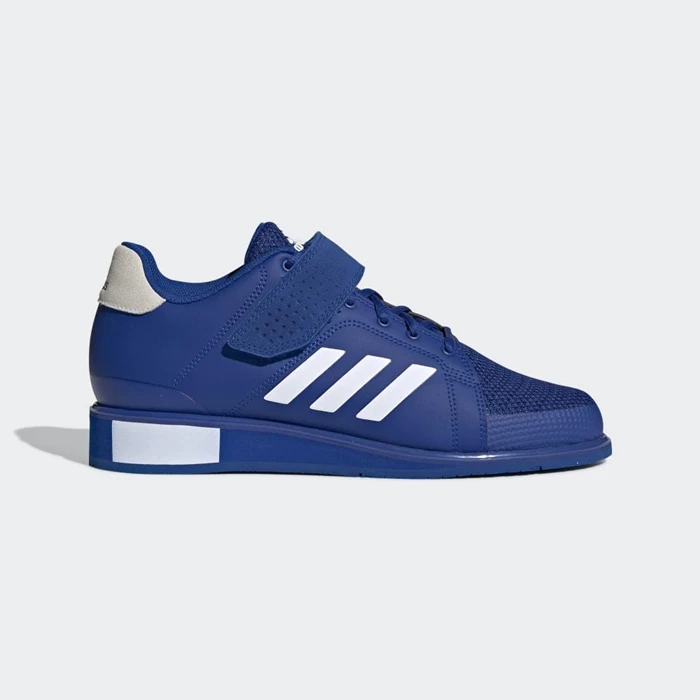 Zapatos De Levantamiento De Pesas Adidas Power Perfect 3 Hombre Azules | 40KTHJNY