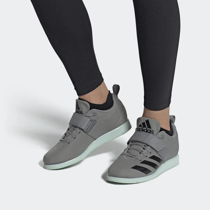 Zapatos De Levantamiento De Pesas Adidas Powerlift 4 Hombre Gris | 78FBHJAP