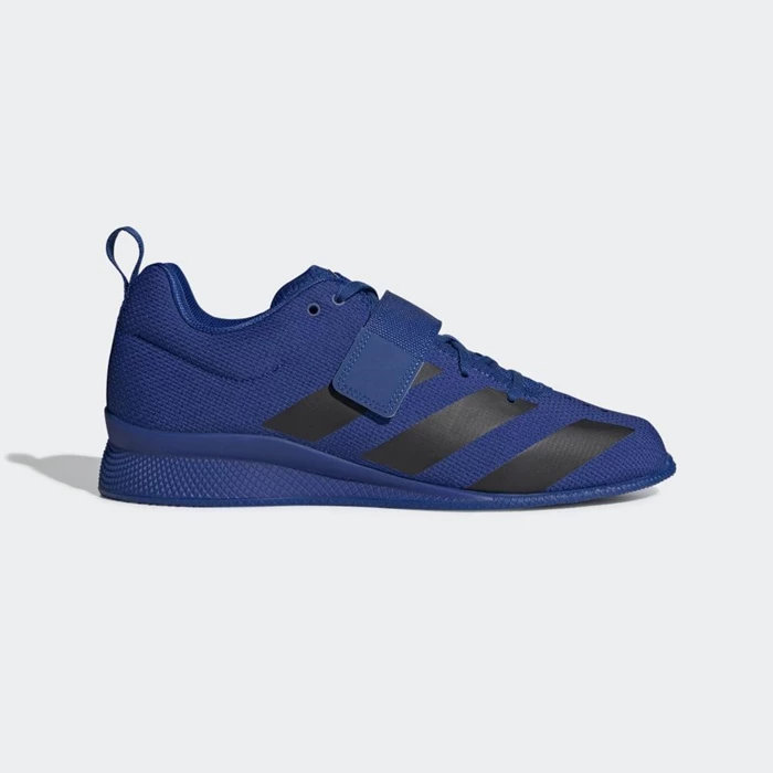 Zapatos De Levantamiento De Pesas Adidas Adipower 2 Hombre Azules | 98VAFGMR