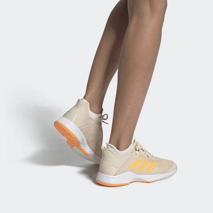 Zapatos De Tenis Adidas Adizero Club Mujer Beige | 75DQXCVW