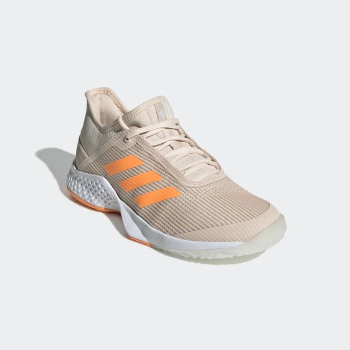 Zapatos De Tenis Adidas Adizero Club Mujer Beige | 75DQXCVW