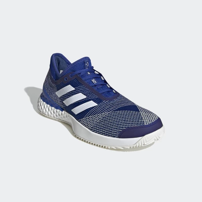 Zapatos De Tenis Adidas Adizero Ubersonic 3.0 Clay Hombre Azules | 53DKCLQY