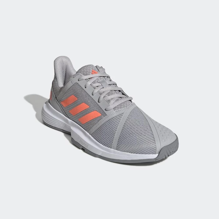 Zapatos De Tenis Adidas CourtJam Bounce Mujer Gris | 45OPFRVN