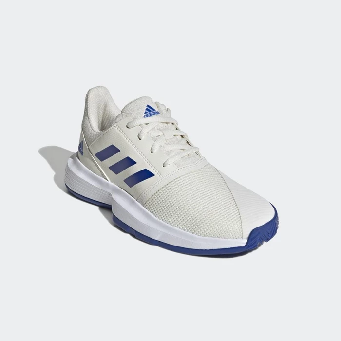 Zapatos De Tenis Adidas CourtJam Niños Blancas | 59YNHULM