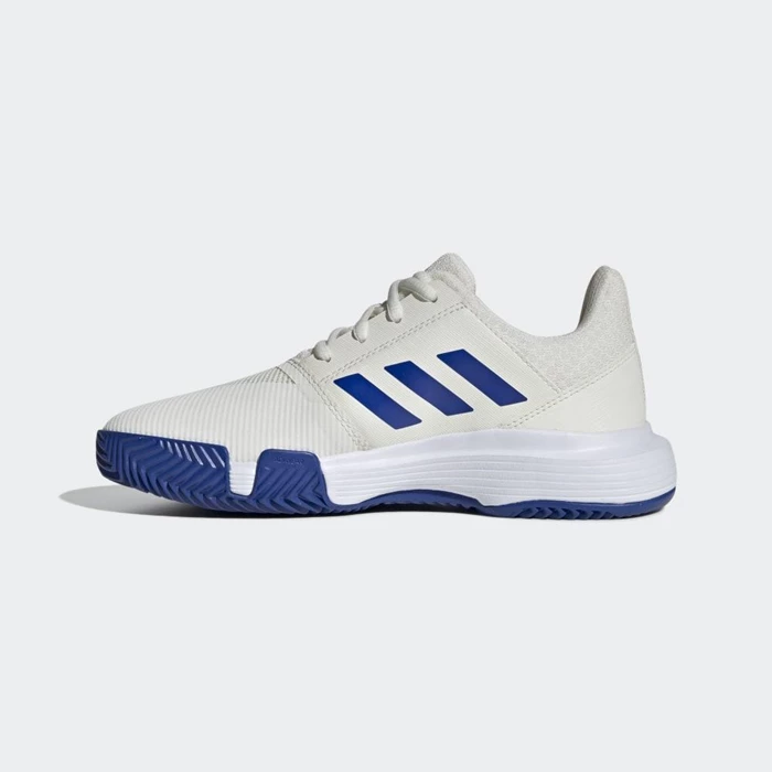 Zapatos De Tenis Adidas CourtJam Niños Blancas | 59YNHULM