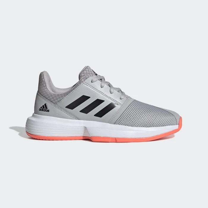 Zapatos De Tenis Adidas CourtJam Niños Gris | 14RGJHSZ