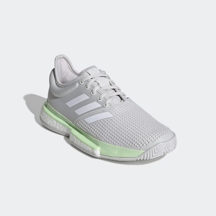 Zapatos De Tenis Adidas SoleCourt Mujer Verde | 02BGTQJY