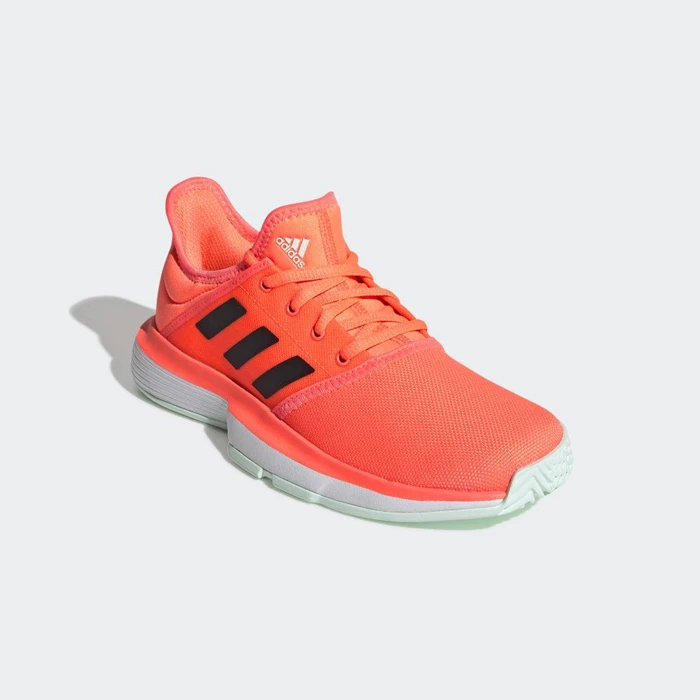 Zapatos De Tenis Adidas SoleCourt Niños Naranjas | 01OWTYSB