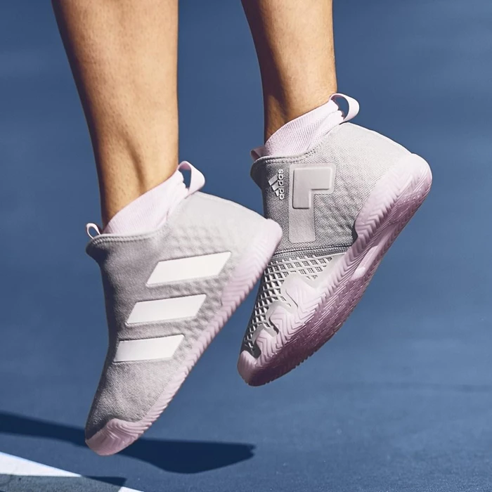 Zapatos De Tenis Adidas Stycon Laceless Hard Court Mujer Gris | 09HDRFVU