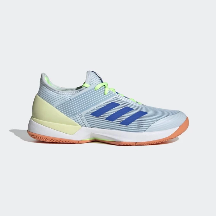 Zapatos De Tenis Adidas Ubersonic 3 Hard Court Mujer Azules | 81VRFHTU