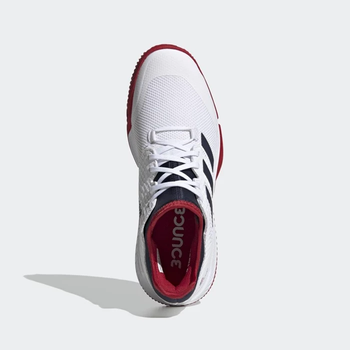 Zapatos De Voleibol Adidas Court Team Bounce Mujer Blancas | 75JKDFYB