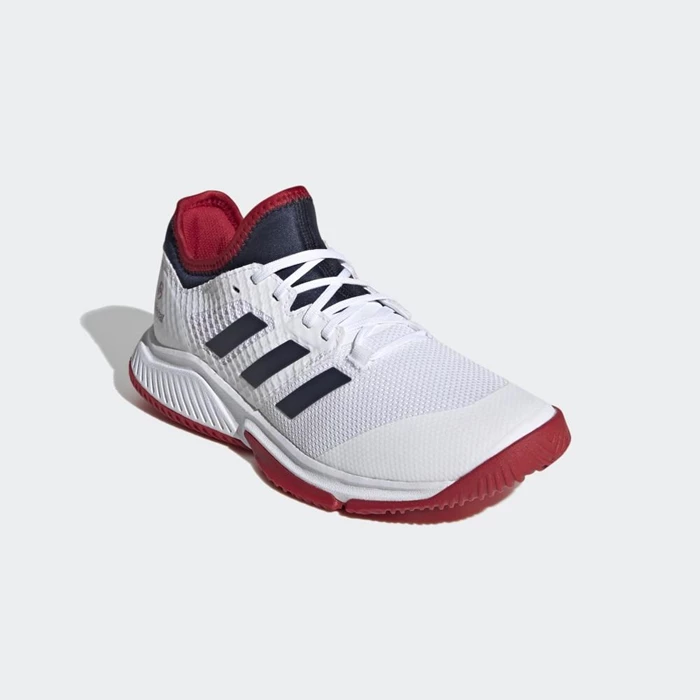 Zapatos De Voleibol Adidas Court Team Bounce Mujer Blancas | 75JKDFYB