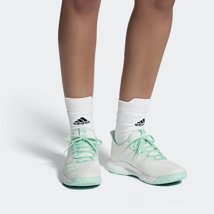 Zapatos De Voleibol Adidas Crazyflight Bounce 2.0 Mujer Blancas | 47EHWLYF