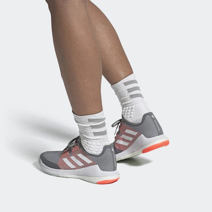 Zapatos De Voleibol Adidas Crazyflight Hombre Gris | 18OGAYTJ