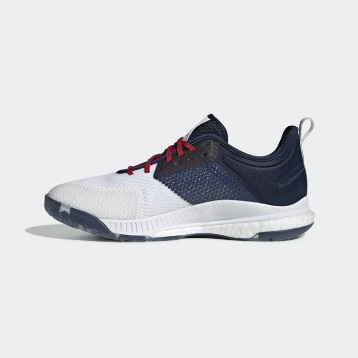 Zapatos De Voleibol Adidas Crazyflight X 3 USA Mujer Blancas | 61VRADCG