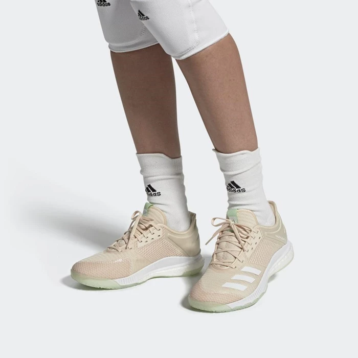 Zapatos De Voleibol Adidas Crazyflight X 3 Mujer Beige | 74QUIGLJ